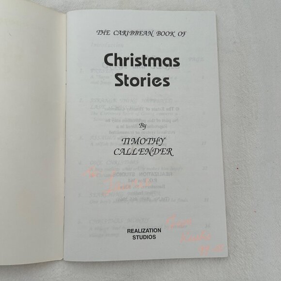 The Caribbean Book of Christmas Stories by Timothy Callender - Picture 3 of 4